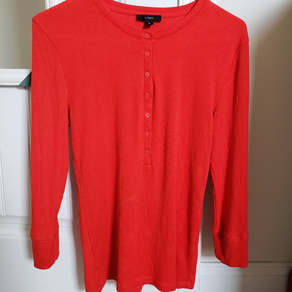 J Crew Ribbed Top